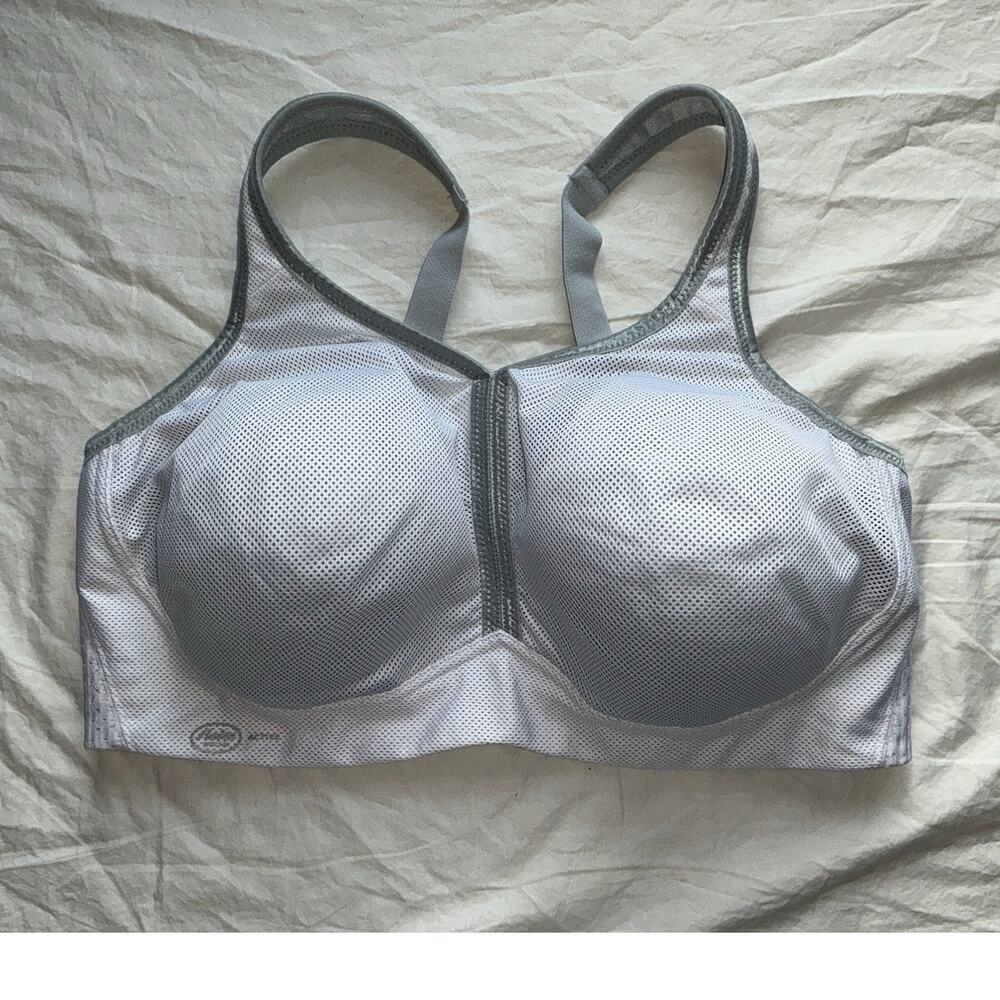 NWOT Anita Air Control Sports Bra 38E White/Gray